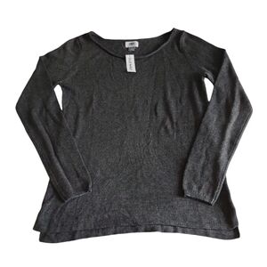 NWT Old Navy Medium Grey Knit Roll Neck Top